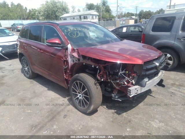 toyota highlander 2018 5tdjzrfh9js543244