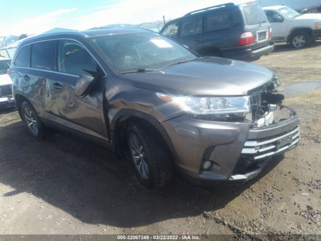 toyota highlander 2018 5tdjzrfh9js552932