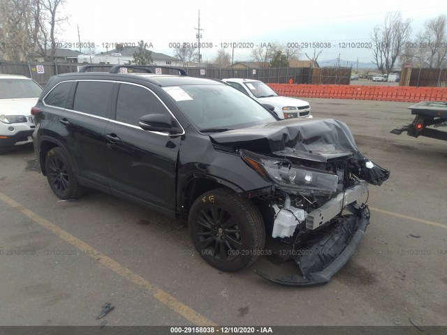 toyota highlander 2019 5tdjzrfh9ks628697