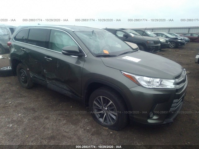 toyota highlander 2019 5tdjzrfh9ks947694