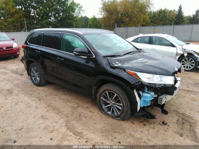 toyota highlander 2017 5tdjzrfhxhs428355