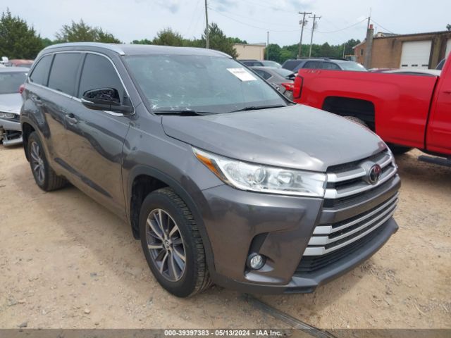 toyota highlander 2017 5tdjzrfhxhs443308