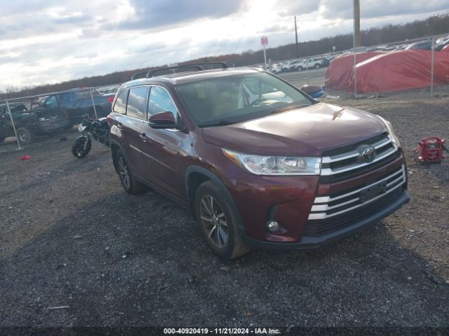 toyota highlander 2017 5tdjzrfhxhs477376