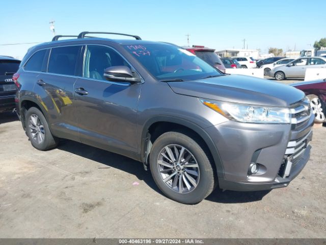 toyota highlander 2019 5tdjzrfhxks597850