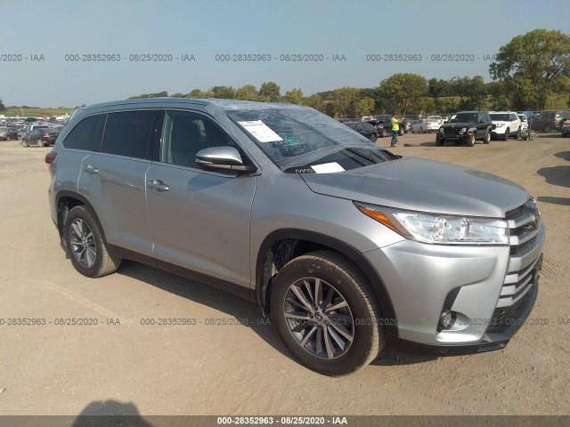 toyota highlander 2019 5tdjzrfhxks602058