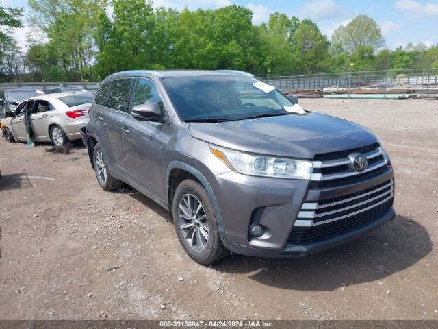 toyota highlander 2019 5tdjzrfhxks613965