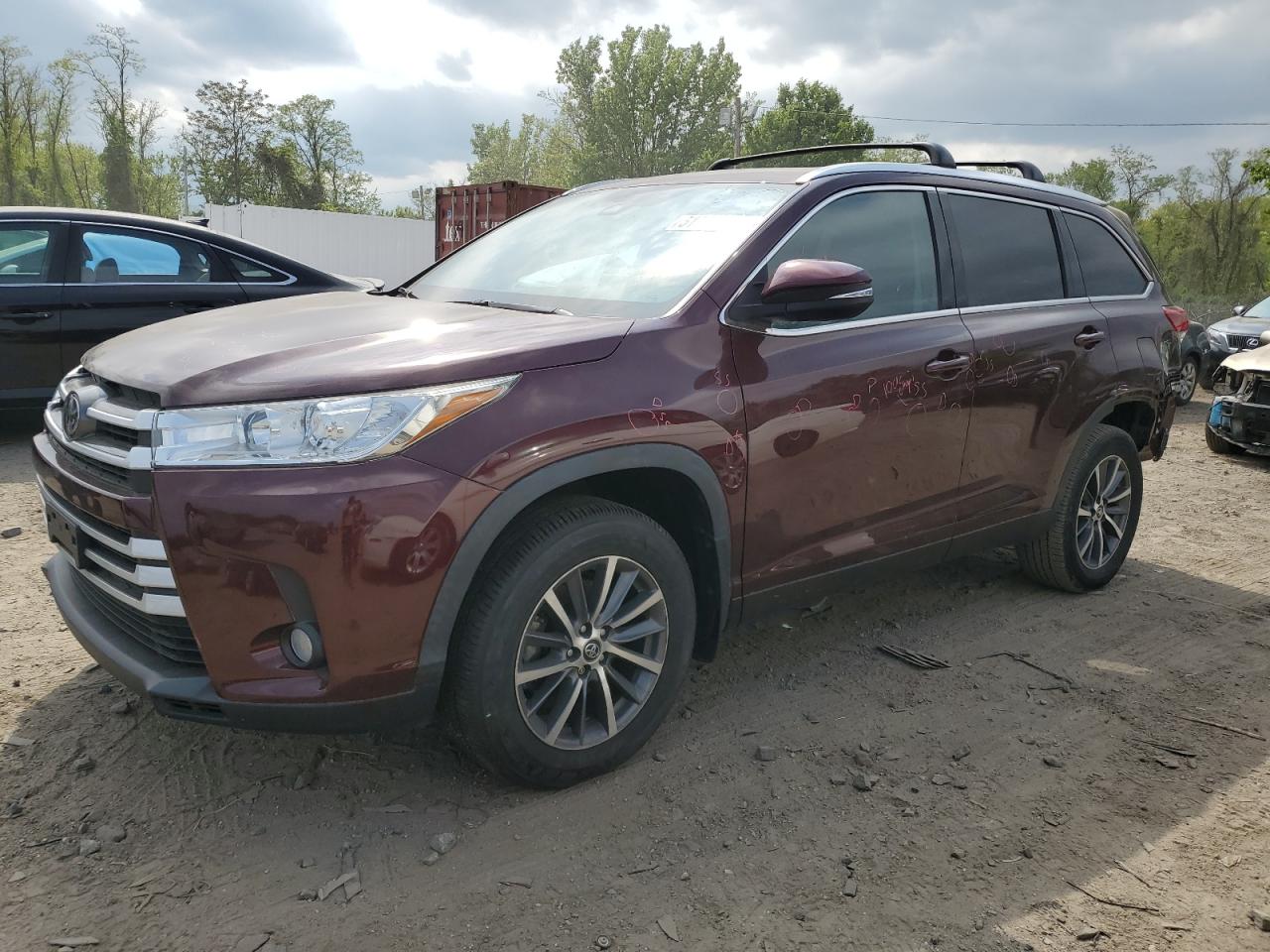 toyota highlander 2019 5tdjzrfhxks729778