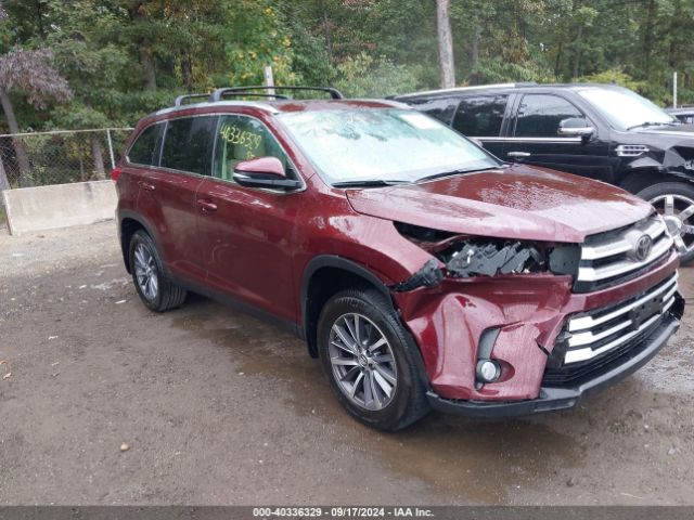 toyota highlander 2019 5tdjzrfhxks951110