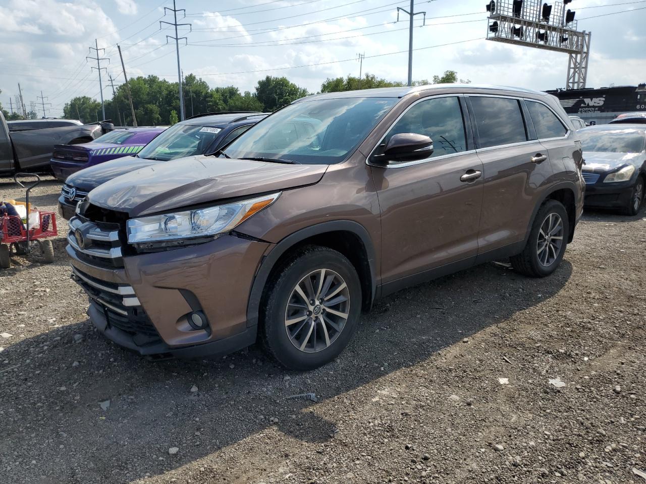 toyota highlander 2019 5tdjzrfhxks963953