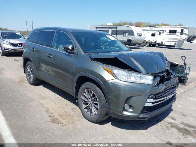 toyota highlander 2019 5tdjzrfhxks984205