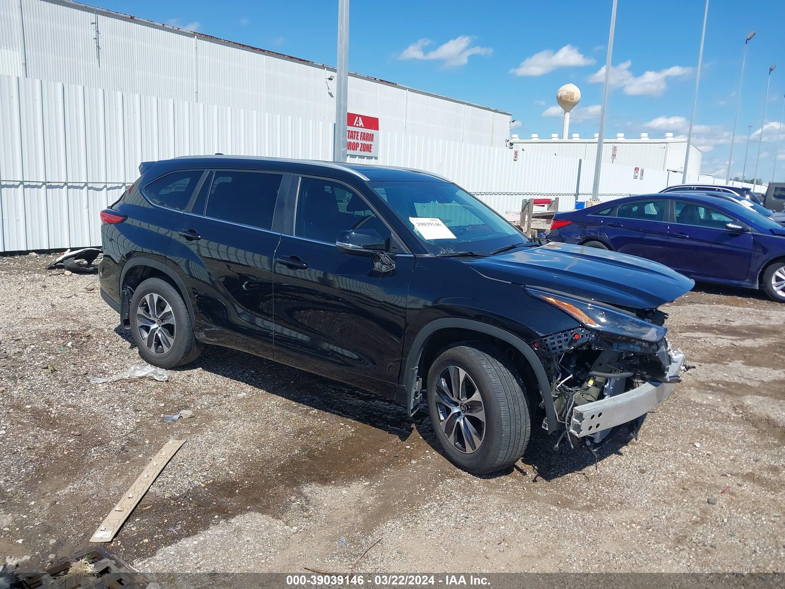 toyota highlander 2023 5tdkarah8ps019059