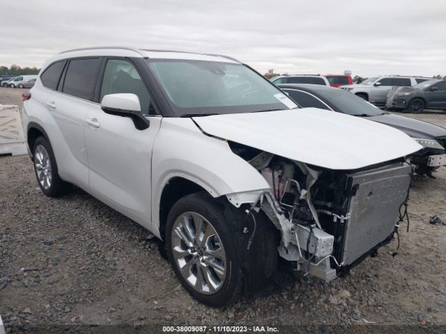 toyota highlander 2023 5tdkdrah0ps020942