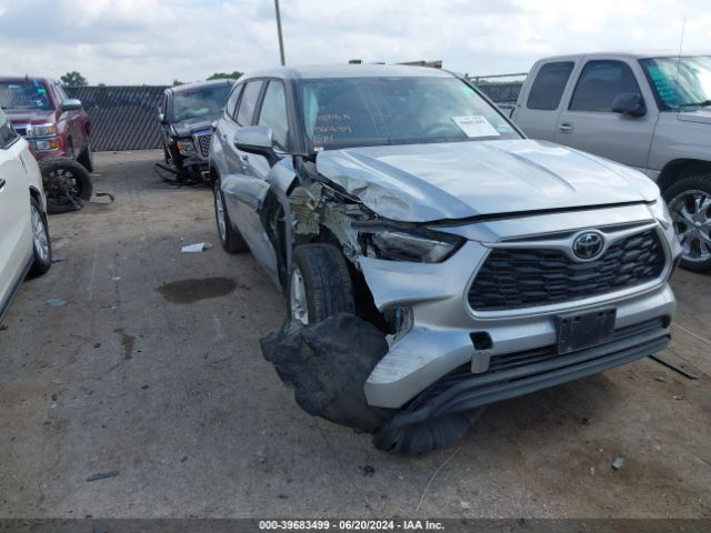 toyota highlander 2023 5tdkdrah0ps500639