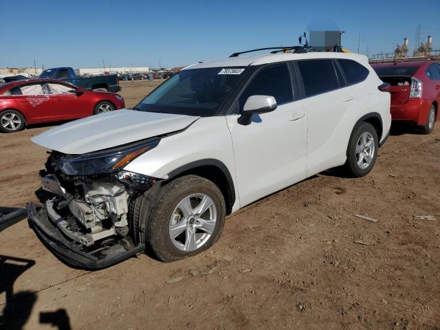 toyota highlander 2023 5tdkdrah0ps500768