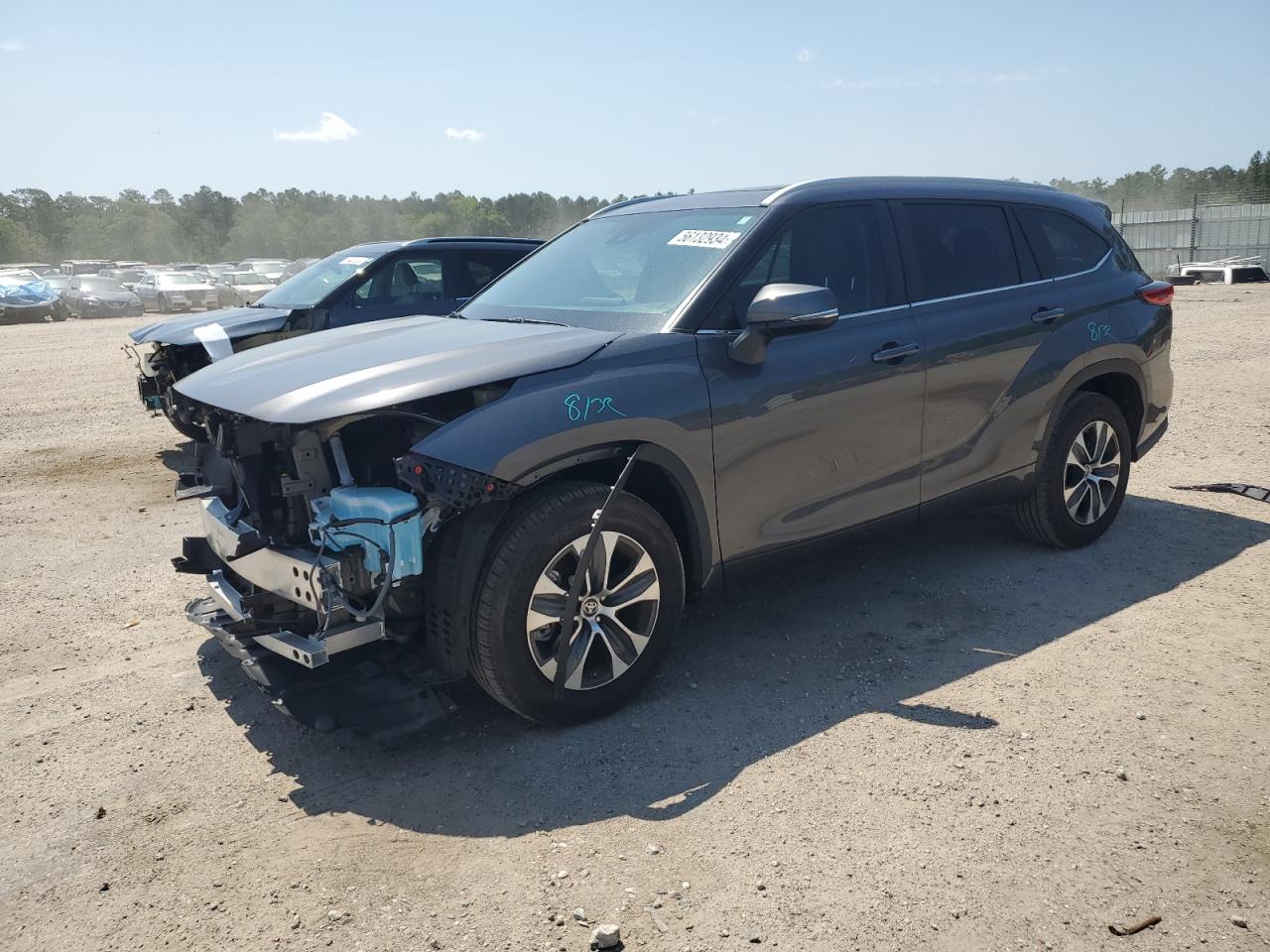 toyota highlander 2023 5tdkdrah1ps013420