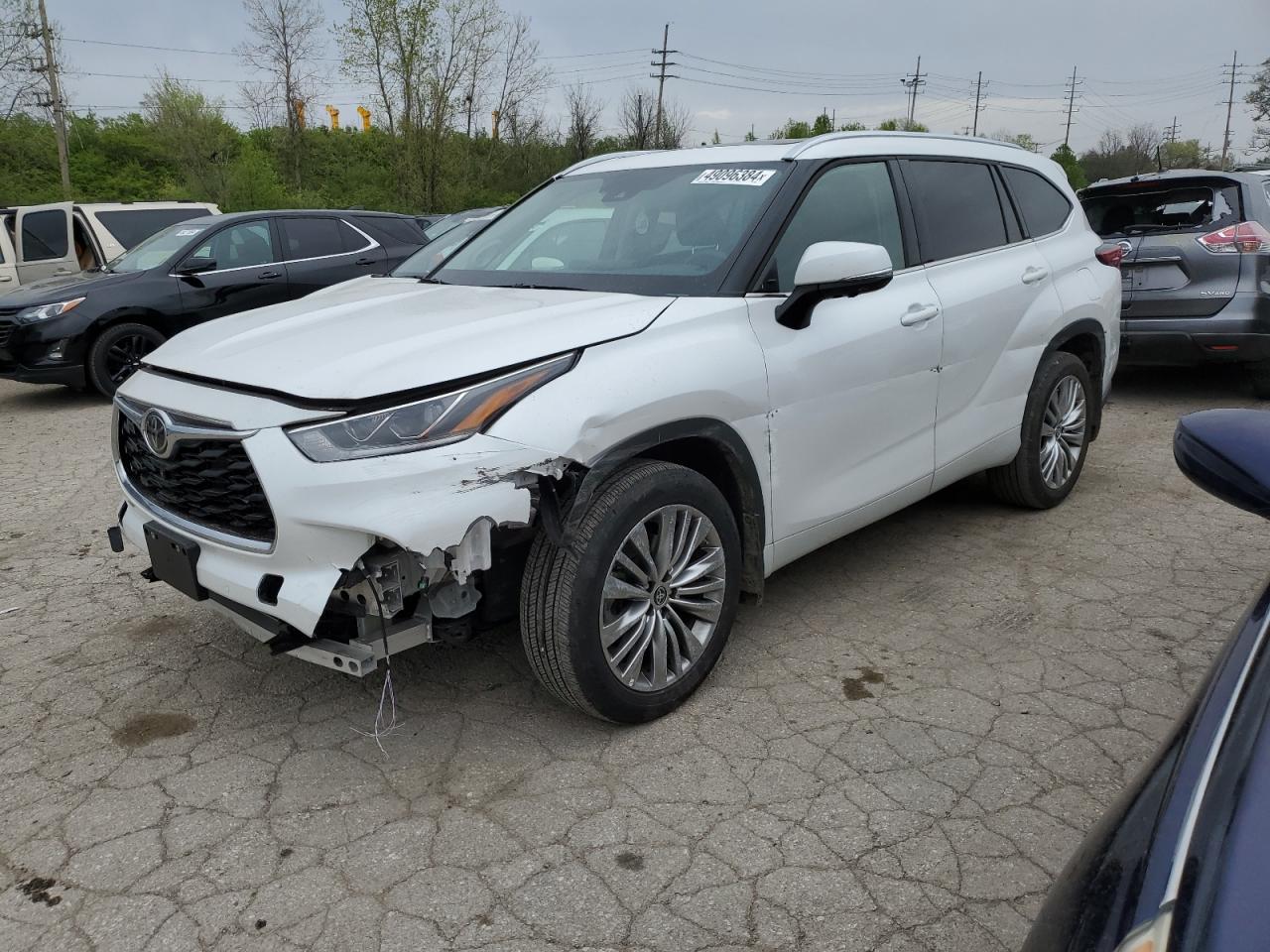 toyota highlander 2023 5tdkdrah5ps508610