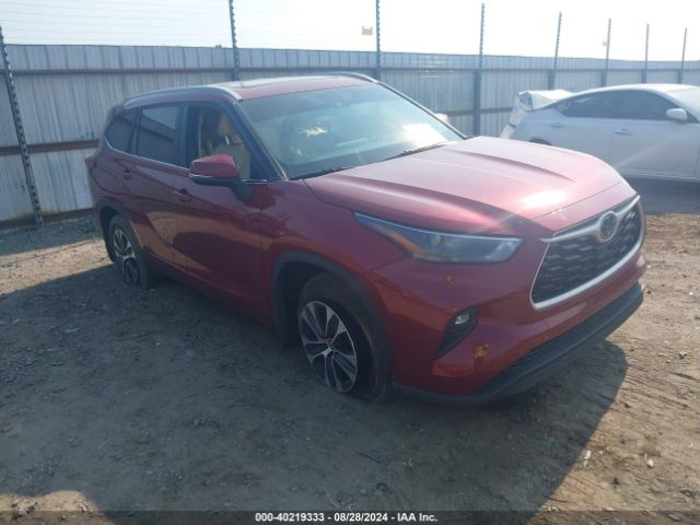 toyota highlander 2023 5tdkdrah6ps002588