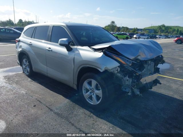 toyota highlander 2024 5tdkdrah6rs535494