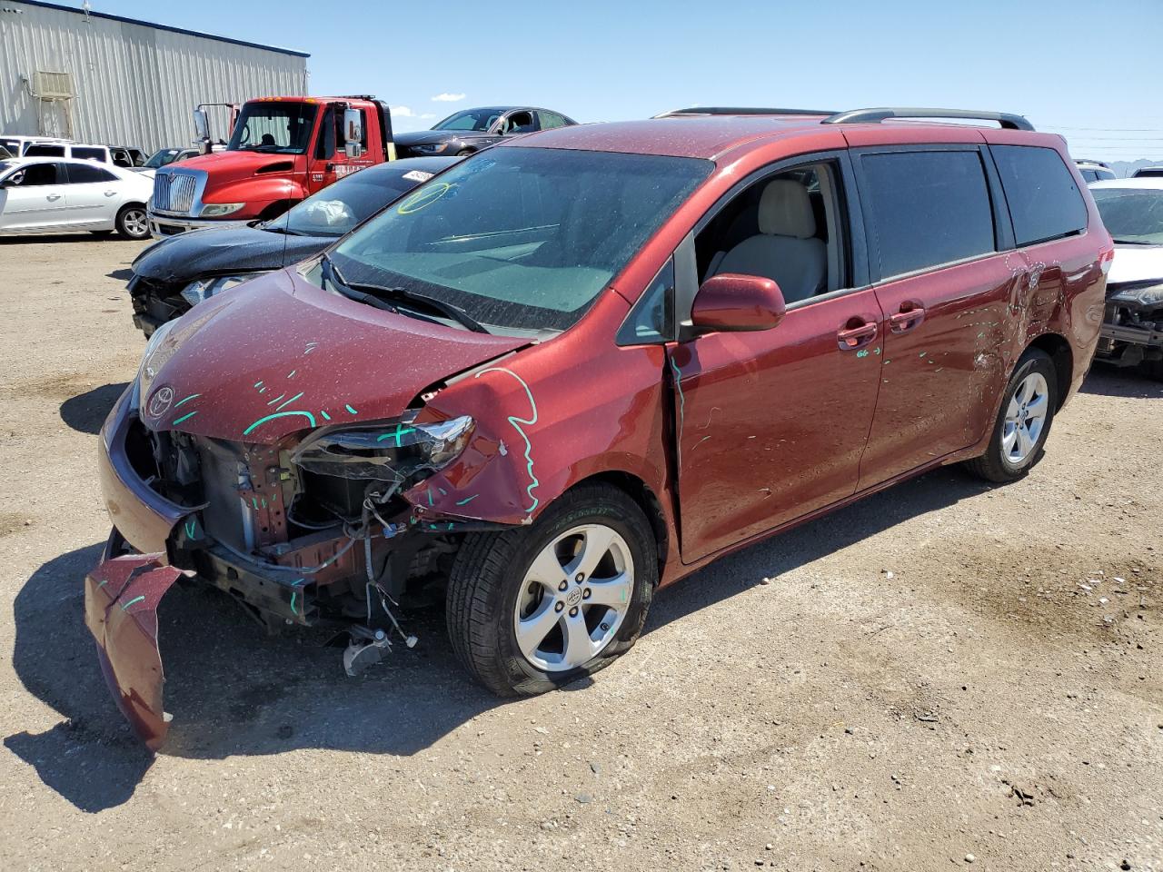 toyota sienna 2014 5tdkk3dc6es423422