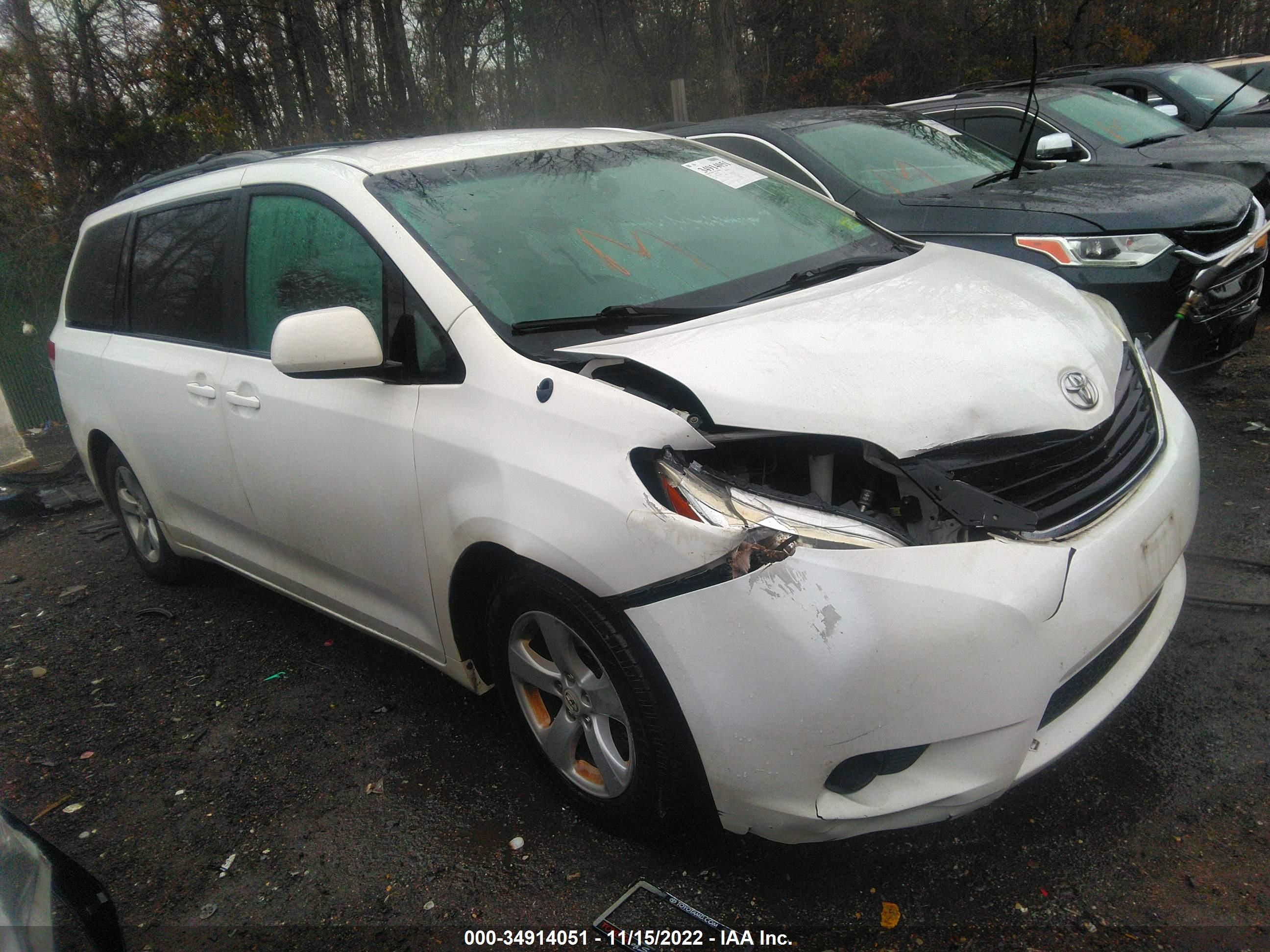 toyota sienna 2012 5tdkk3dcxcs187113