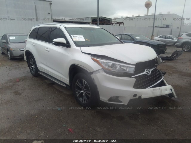 toyota highlander 2016 5tdkkrfh0gs178258