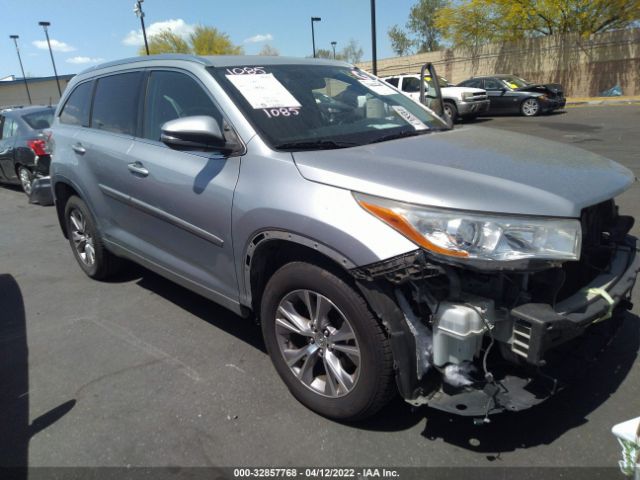 toyota highlander 2014 5tdkkrfh1es010156