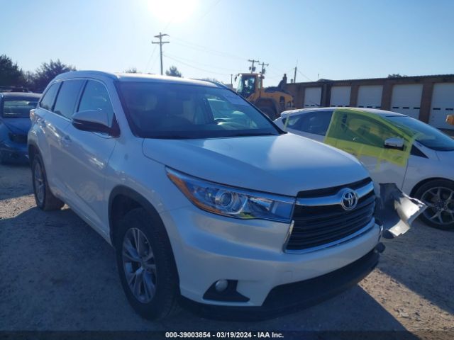 toyota highlander 2015 5tdkkrfh1fs062386