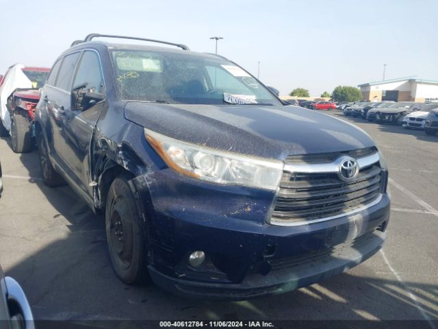 toyota highlander 2015 5tdkkrfh1fs091452