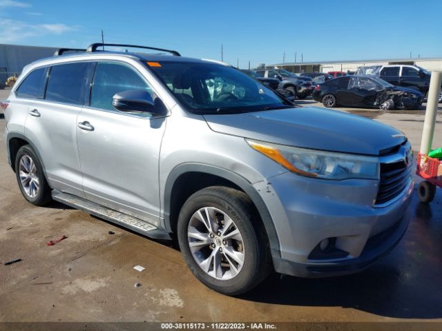 toyota highlander 2015 5tdkkrfh2fs086454