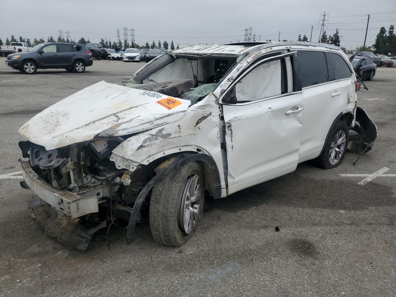 toyota highlander 2015 5tdkkrfh2fs090553