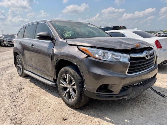 toyota highlander 2016 5tdkkrfh2gs136500