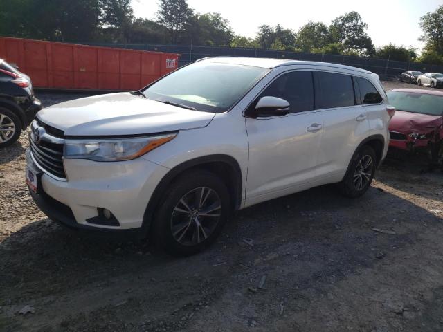 toyota highlander 2016 5tdkkrfh2gs152082