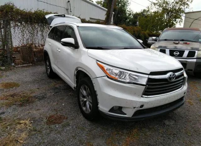 toyota highlander 2014 5tdkkrfh3es009834