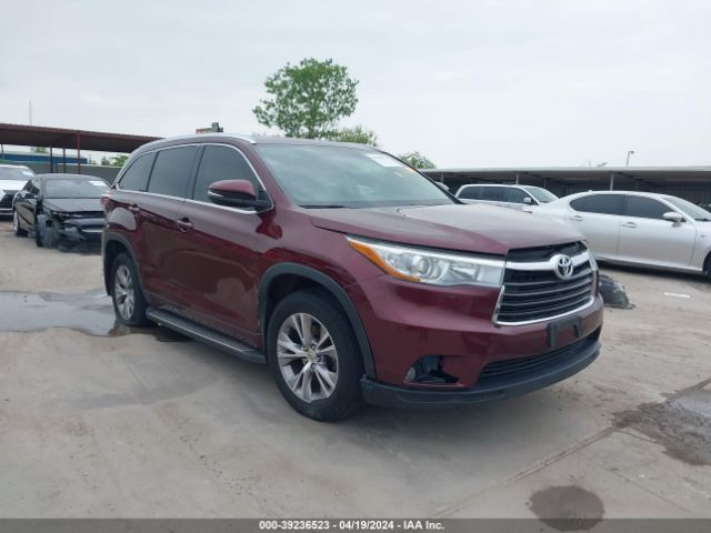 toyota highlander 2015 5tdkkrfh3fs066567