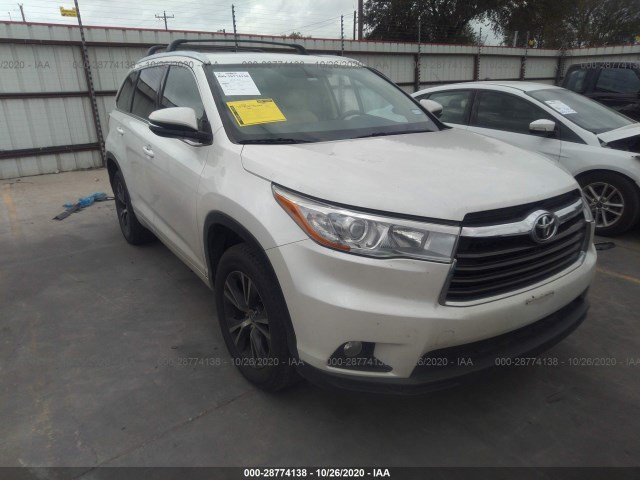 toyota highlander 2016 5tdkkrfh3gs153807