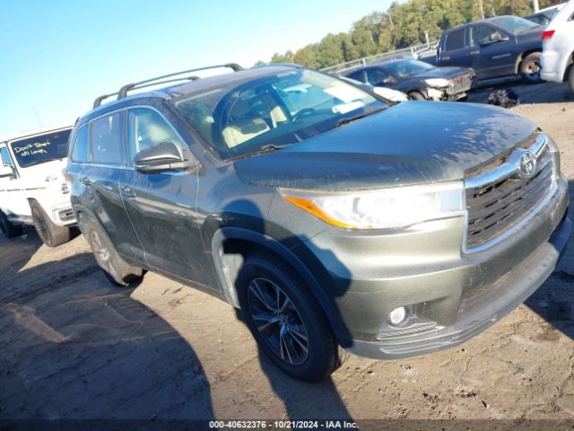 toyota highlander 2016 5tdkkrfh3gs186452