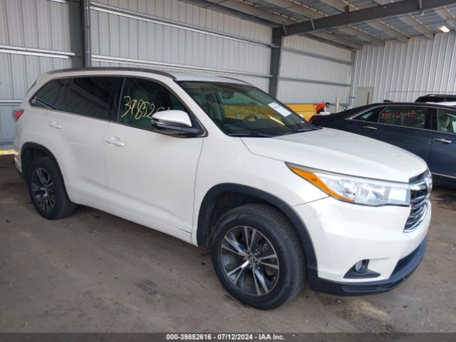 toyota highlander 2016 5tdkkrfh3gs507048