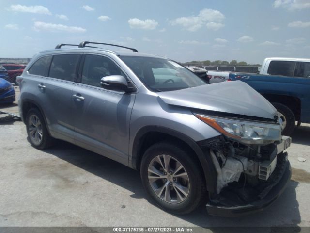 toyota highlander 2015 5tdkkrfh4fs115548