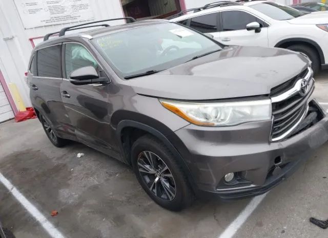 toyota highlander 2016 5tdkkrfh4gs139740