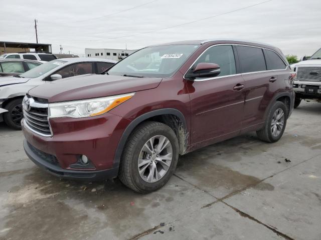 toyota highlander 2014 5tdkkrfh5es007793