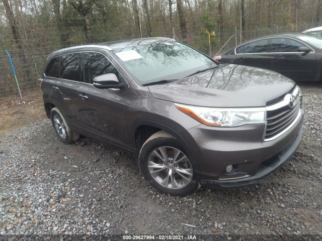 toyota highlander 2015 5tdkkrfh5fs044358