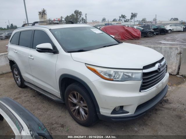 toyota highlander 2015 5tdkkrfh5fs052346