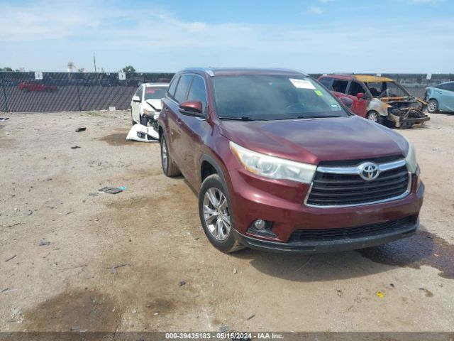 toyota highlander 2015 5tdkkrfh5fs059149