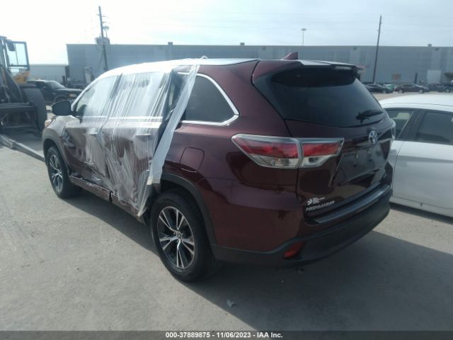 toyota highlander 2016 5tdkkrfh5gs121277