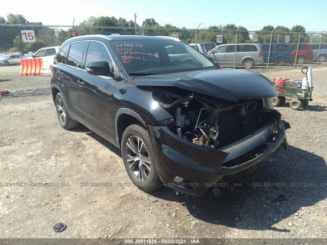 toyota highlander 2016 5tdkkrfh5gs161116