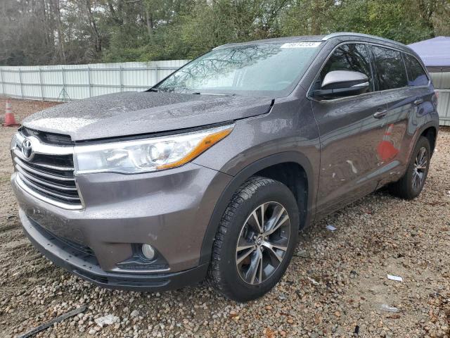 toyota highlander 2016 5tdkkrfh5gs504930