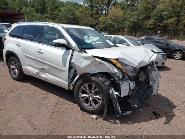 toyota highlander 2015 5tdkkrfh6fs047124