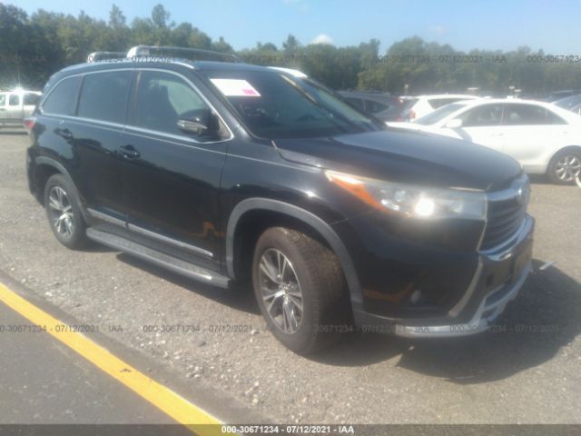 toyota highlander 2016 5tdkkrfh6gs135155