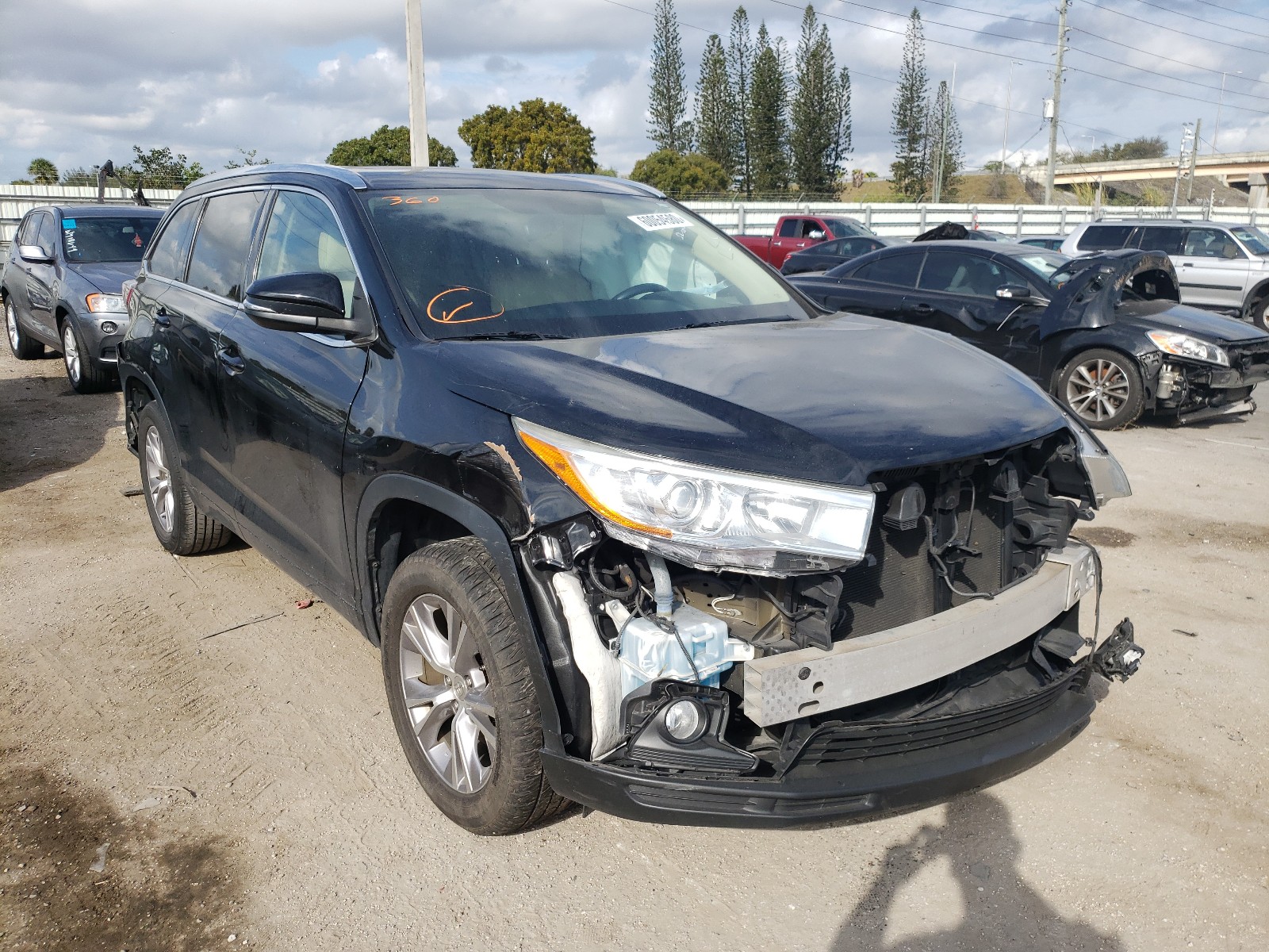 toyota highlander 2015 5tdkkrfh7fs116581