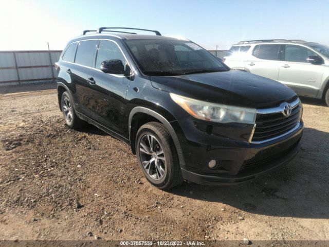 toyota highlander 2016 5tdkkrfh8gs500211